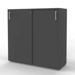 Skydedørsskab Jive med 6 rum