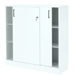 Skydedørsskab med 2x3 rum - EP Xtra