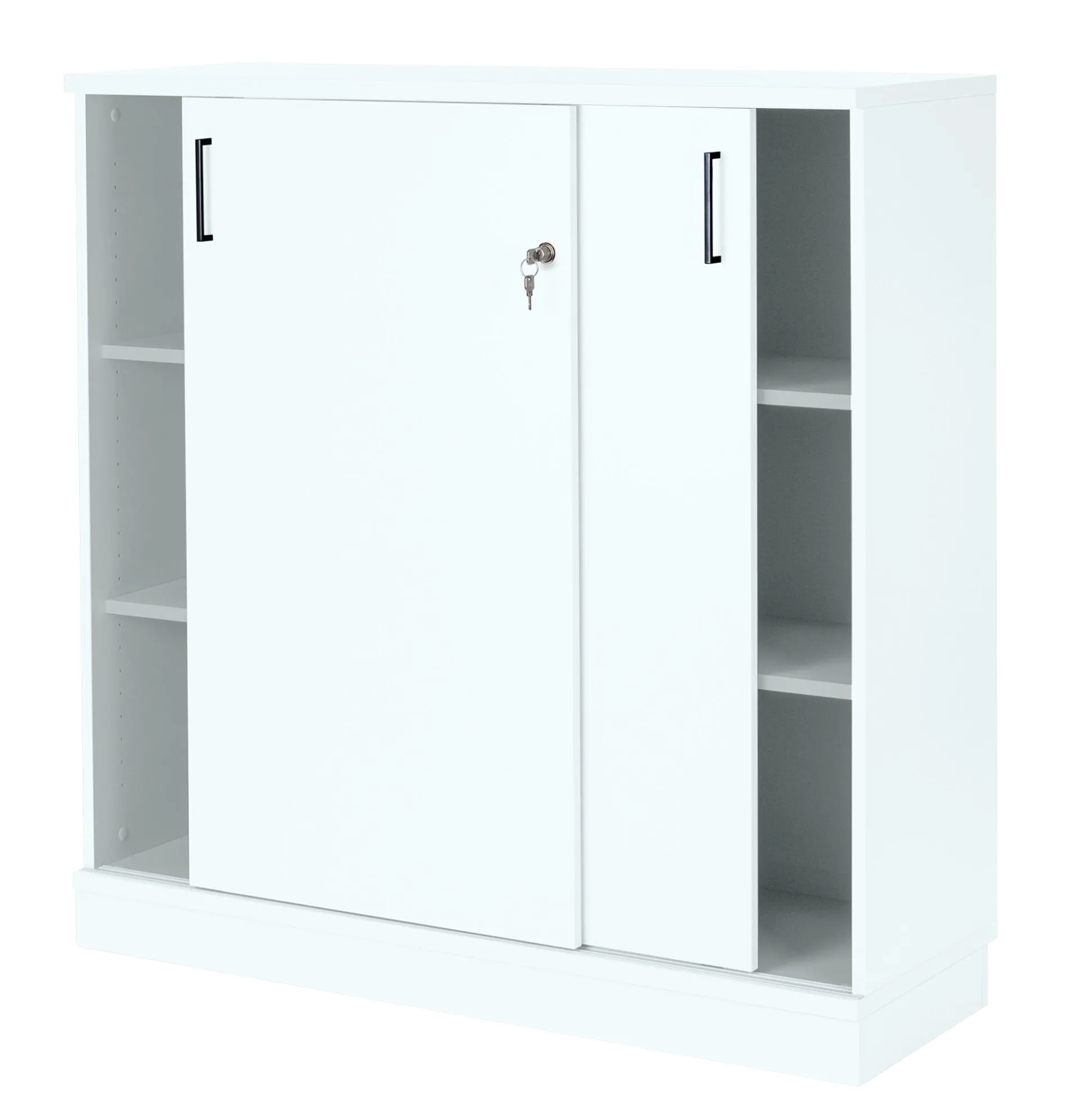 Skydedørsskab med 2x3 rum - EP Xtra