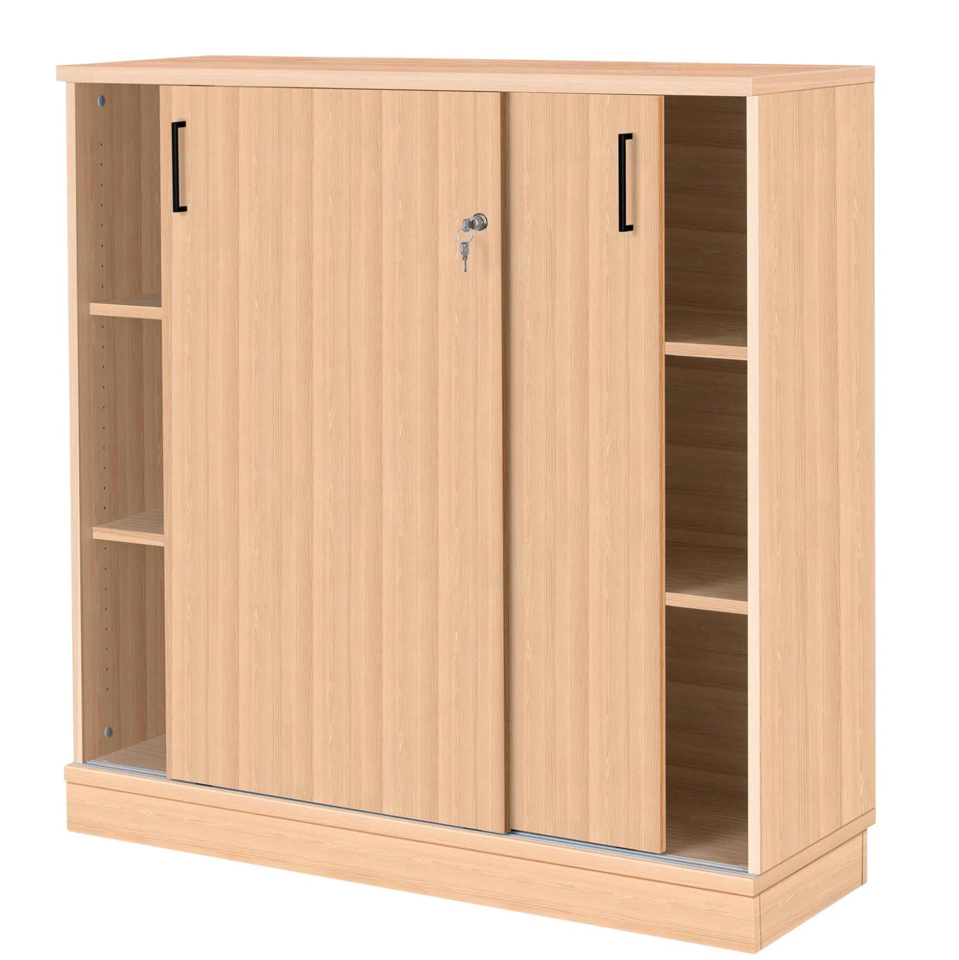 Skydedørsskab med 2x3 rum - EP Xtra