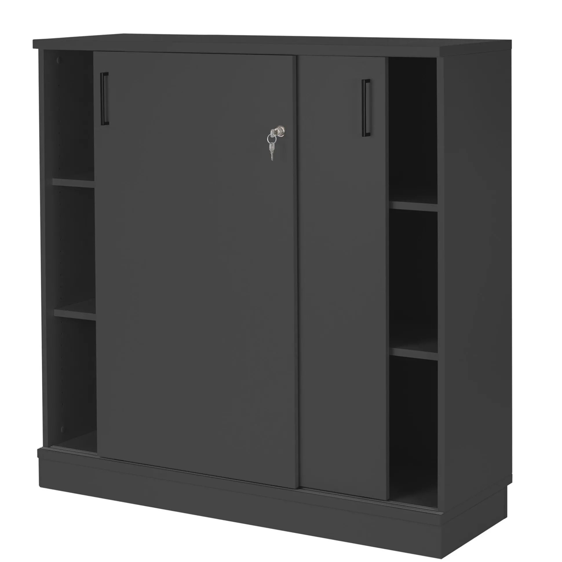 Skydedørsskab med 2x3 rum - EP Xtra