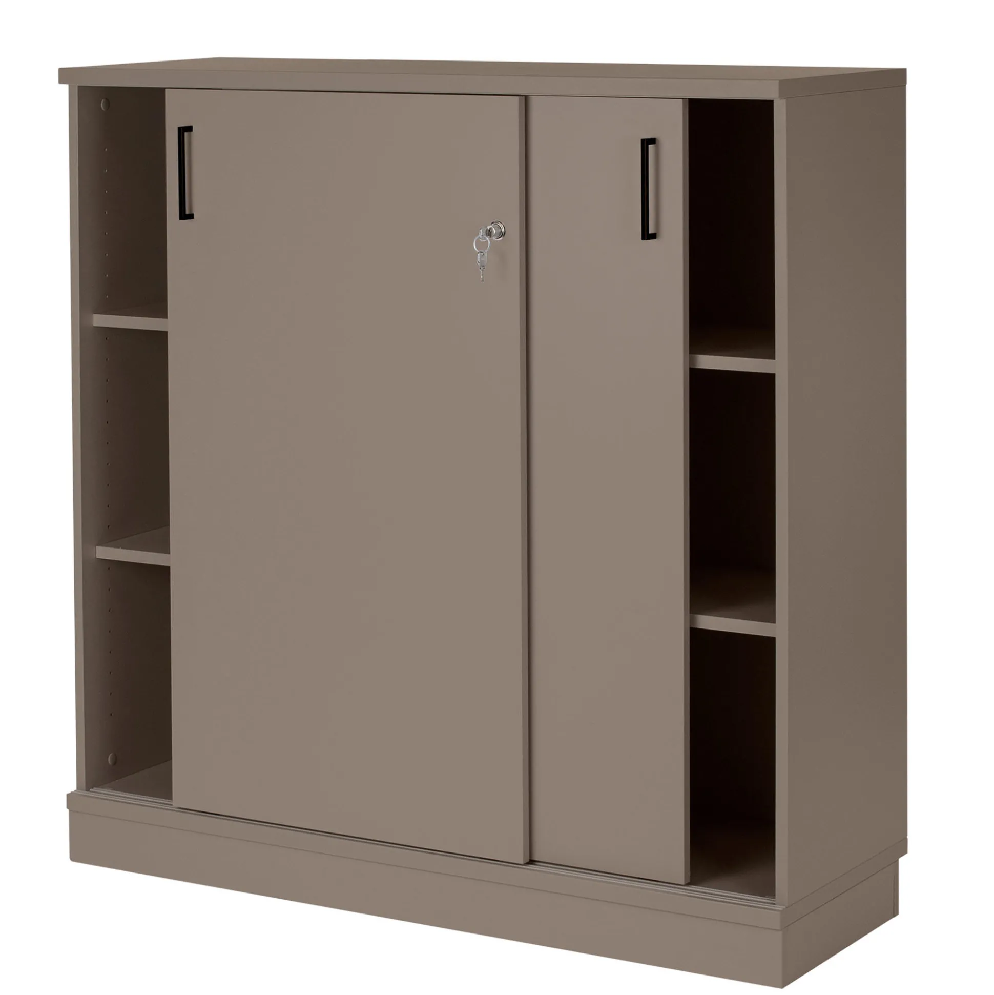 Skydedørsskab med 2x3 rum - EP Xtra