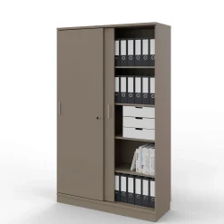 Skydedørsskab med 2x5 rum - EP Xtra