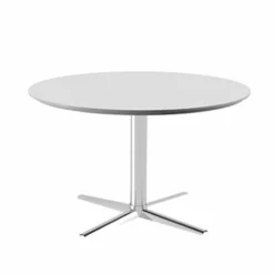 Sofabord Switch Ø90 cm, blankt stel