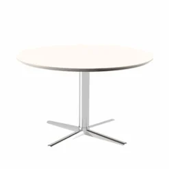 Sofabord Switch Ø90 cm, blankt stel