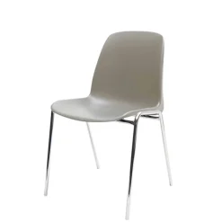 Stabelstol Oporto Xtra, blankt stel