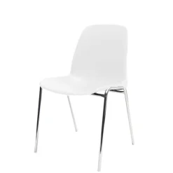 Stabelstol Oporto Xtra, blankt stel