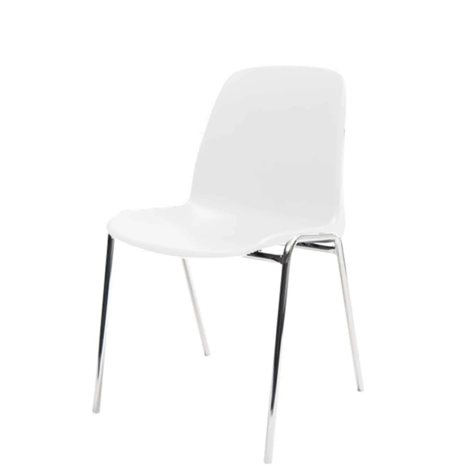 Stabelstol Oporto Xtra, blankt stel