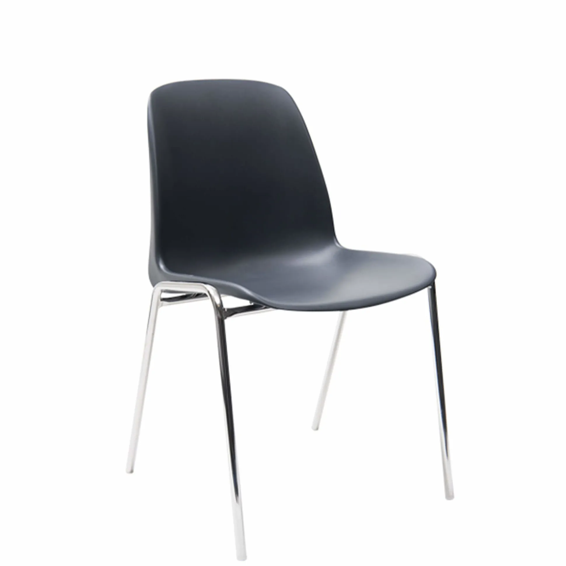 Stabelstol Oporto Xtra, blankt stel