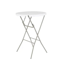 Ståbord American Ø80, hvidt