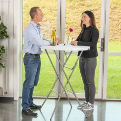 Ståbord American Ø80, hvidt