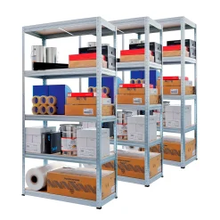 Stålreol StelCon - 3 stk, 45x90x180h cm