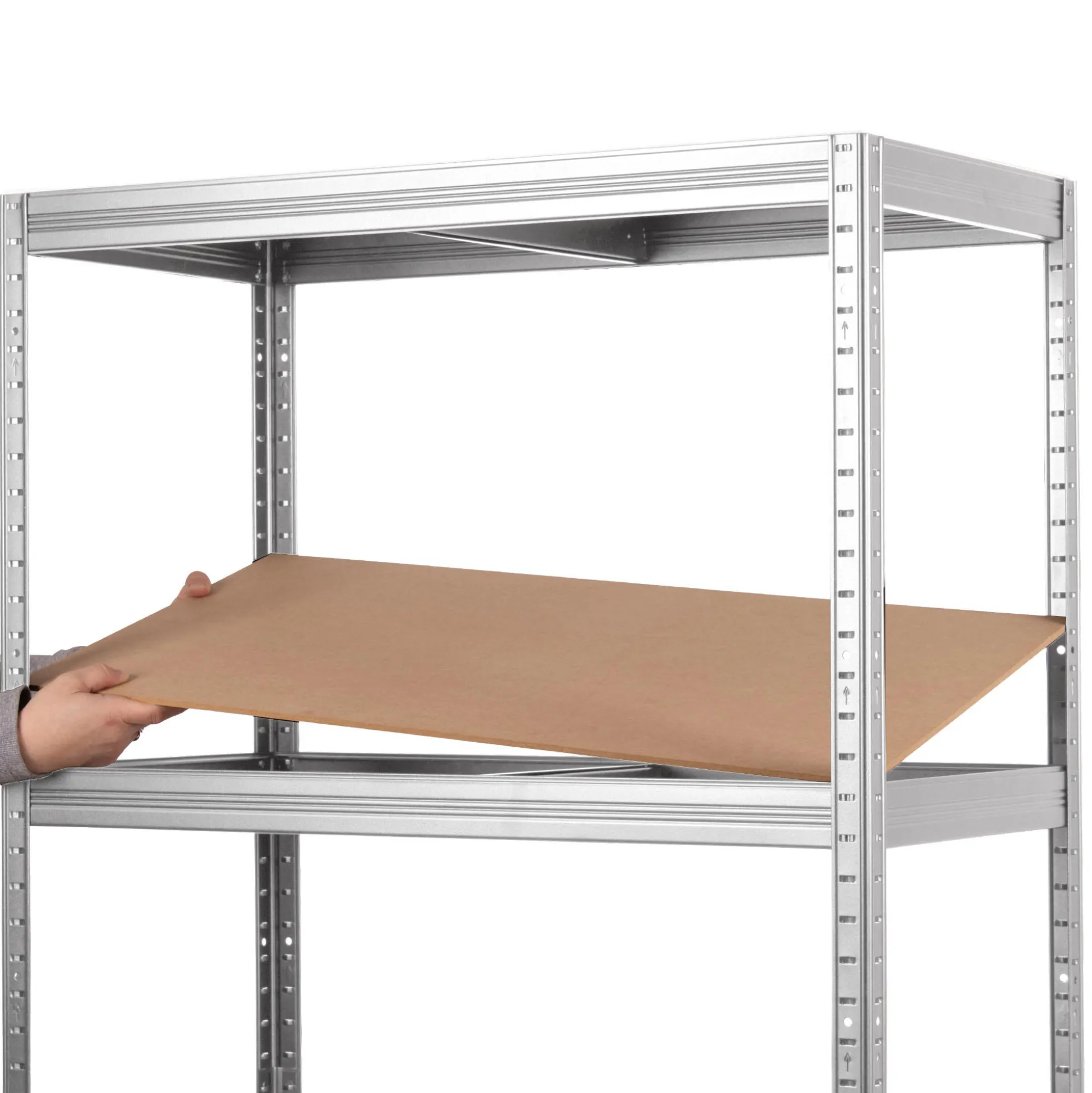 Stålreol StelCon 45x90x180h cm, 250 kg