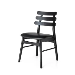 Stol Ness Eg, sortbejdset