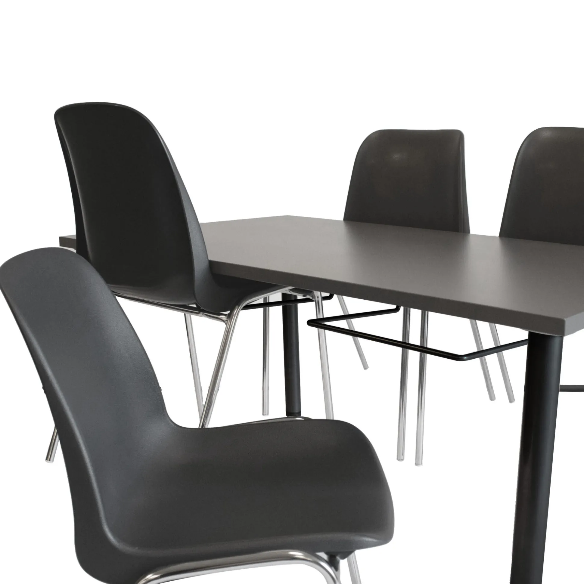 Stoleophæng 4 personer, sort