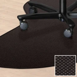 Stoleunderlag dråbeform 120x120 i tæppe