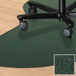 Stoleunderlag dråbeform 150x120 i tæppe