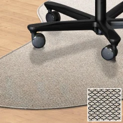 Stoleunderlag dråbeform 180x120 i tæppe