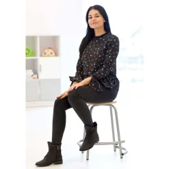 Taburet Flexi med fodstøtte hvid