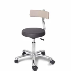 Taburet Round mellem mørkegrå/sand ryglæn