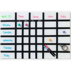 Tavletape til whiteboard, sort