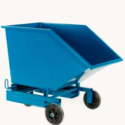 Tipvogn 300 liter blå