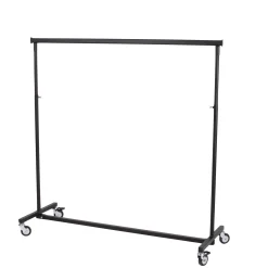 Tøjstativ 600, m. klap sammen i sort