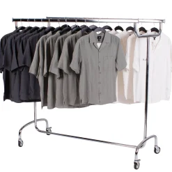 Tøjstativ L143, m. dobbelt bøjlestang