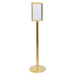 Topskilt A4 Classic rustfrit stål, guld