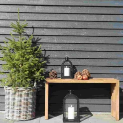 Trallebænk 90 cm -Teak