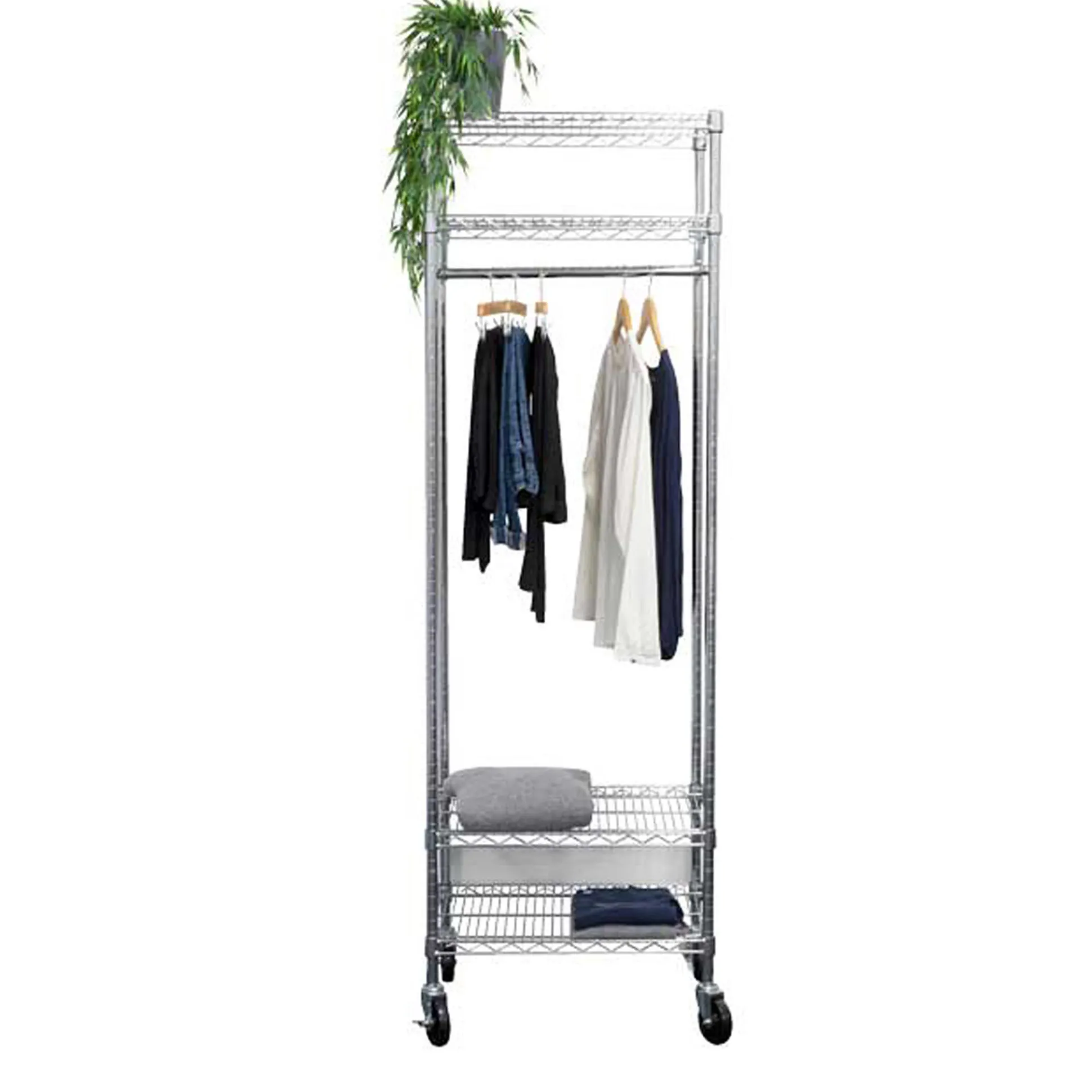 Trådreol Wirefix 46x61x190 h cm