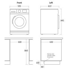 Tørretumbler Scandomestic TDH8WA3