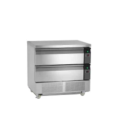 Underbord Tefcold UD2-2, rustfri stål