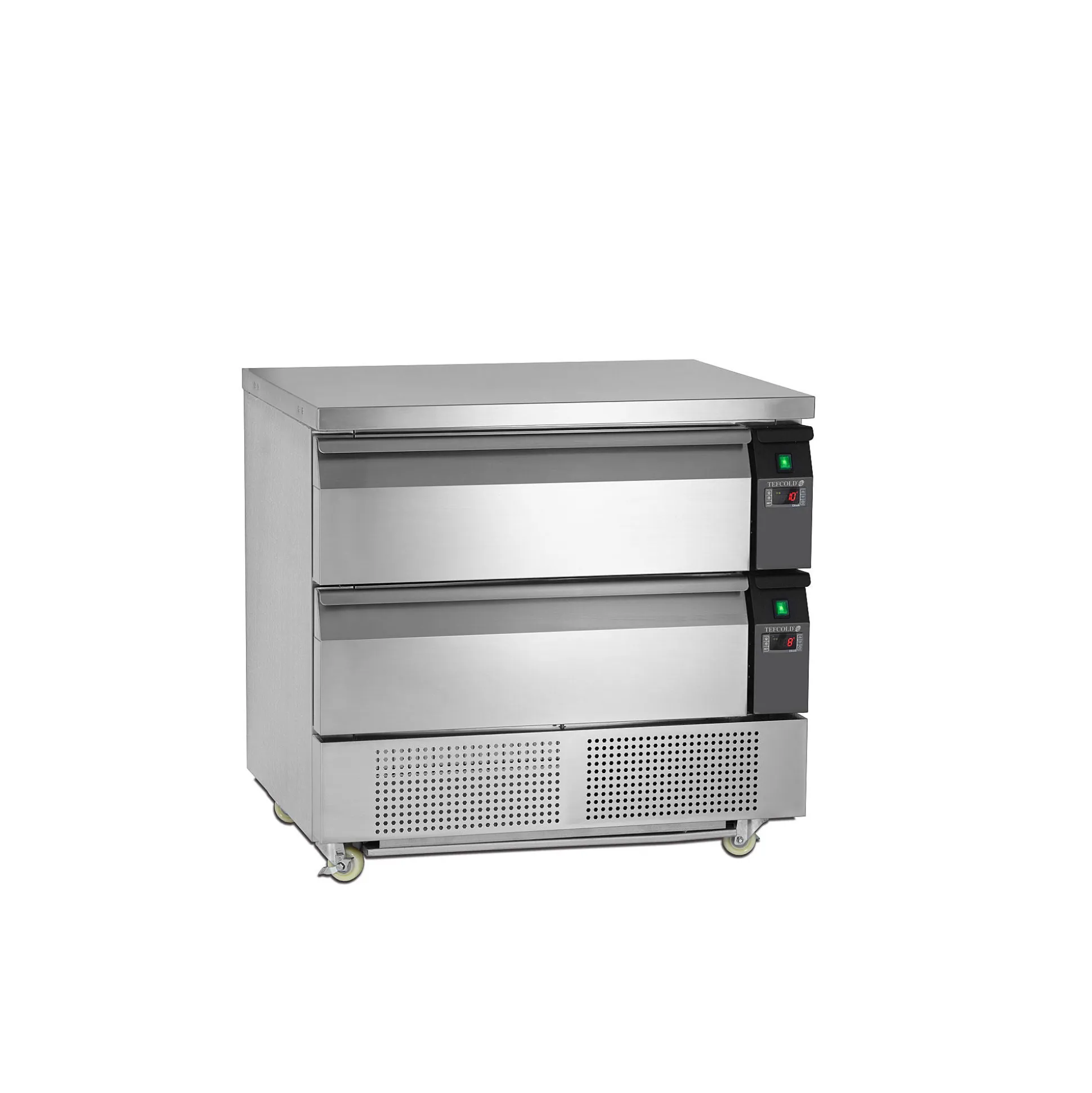 Underbord Tefcold UD2-2, rustfri stål