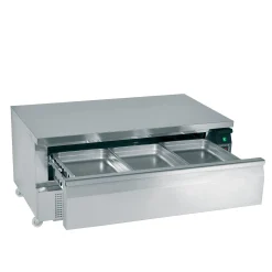 Underbord Tefcold UD1-3, rustfri stål