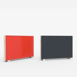 Unit glastavle med akustik, 180x126 cm