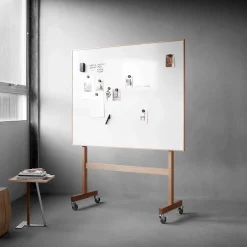 Whiteboard på hjul Lintex Wood Mobil 151x196h cm