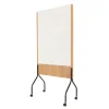 Whiteboard på hjul Rocada natur 100x120 cm