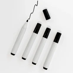 Whiteboardtusser 4 stk. sort