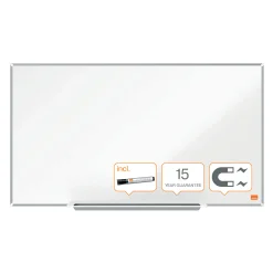 Widescreen whiteboard Nobo stål 71x40 cm