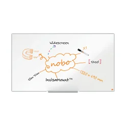 Widescreen whiteboard Nobo emaljeret 122x69 cm