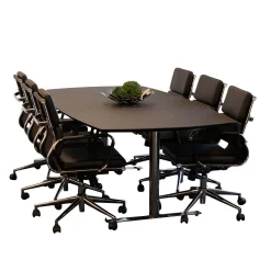 XO Line mødebord med 6 CC10 90A m stole